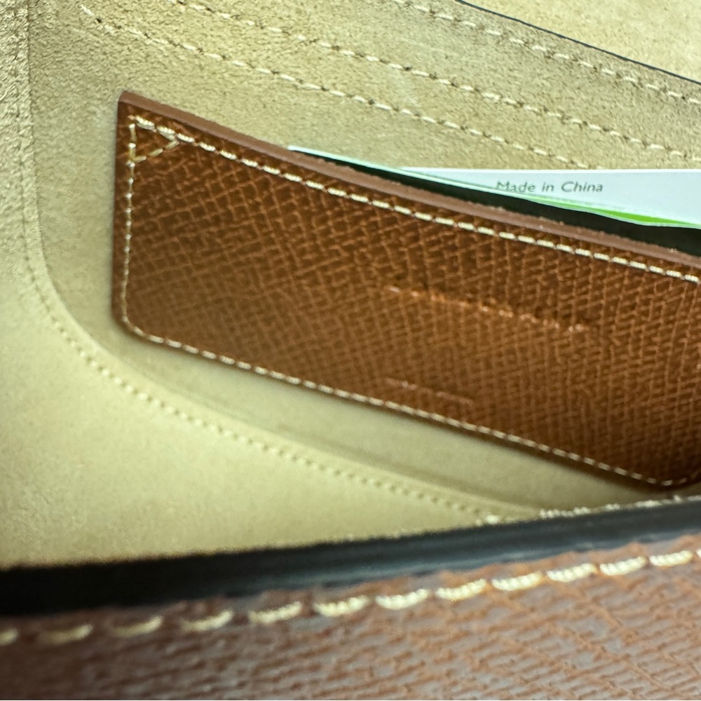 Longchamp Épure Small Leather Crossbody Bag - Brown - Picture 12 of 13